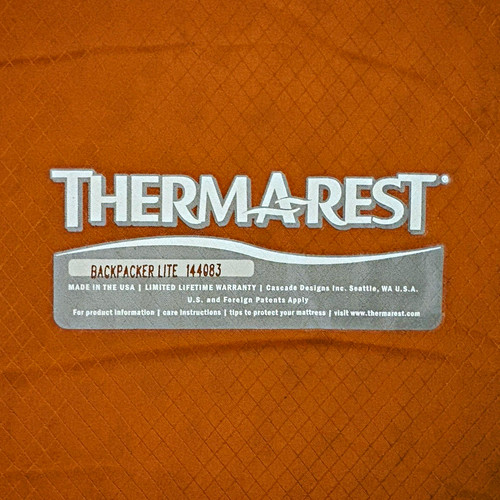 Therm rest backpacker lite - therm-a-rest,